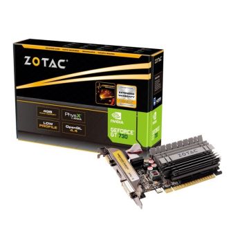 Zotac GT 730 4GB DDR3 Zone Edition Graphics Card (ZT-71115-20L)