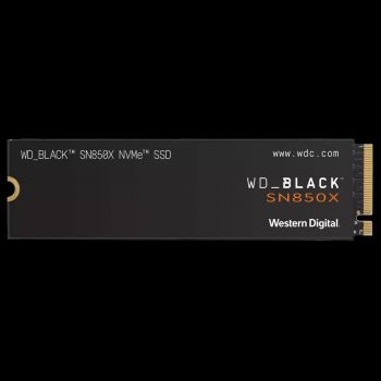 WD Black SN850 X PCIE Gen4- 1TB SSD W/o Heatsink (WDS100T2X0E)
