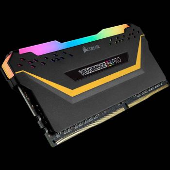 Corsair Vengeance RGB Pro 16GB (8GBX2) DDR4 3200MHz C16 Memory Kit TUF Gaming Edition — Black (CMW16GX4M2E3200C16-TUF)