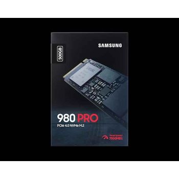 Samsung 980 Pro PCle 4.0 NVMe M.2 500GB SSD (MZ-V8P500BW)