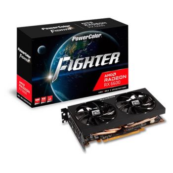 PowerColor RX 6600 8GB Fighter (AXRX-6600-8GBD6-3DH) Graphics Card