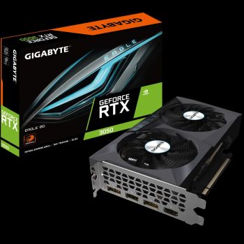 Gigabyte GeForce RTX 3050 Eagle 8GB GDDR6  (GV-N3050Eagle-8GD) Graphics Card